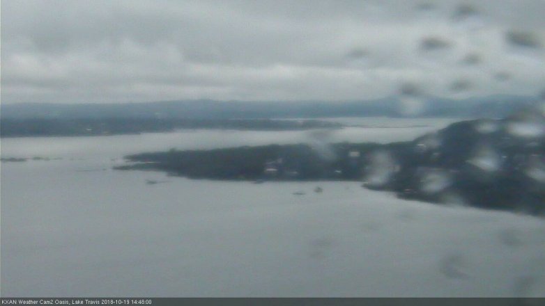 Lake Travis webcam, October 19, 2018 1:50 PM CT
