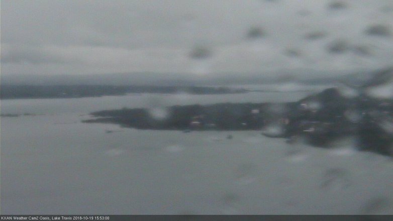 Lake Travis webcam, October 19, 2018 2:55 PM CT
