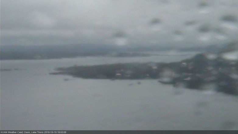 Lake Travis webcam, October 19, 2018 3:05 PM CT