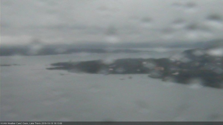 Lake Travis webcam, October 19, 2018 3:15 PM CT