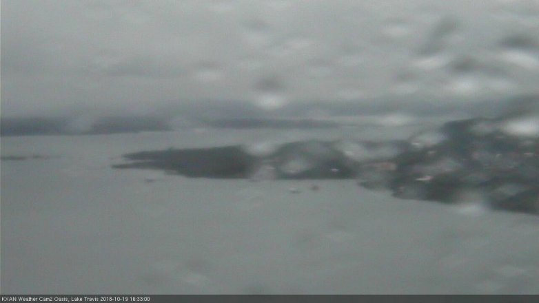 Lake Travis webcam, October 19, 2018 3:35 PM CT