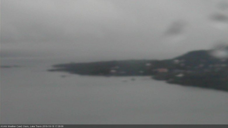 Lake Travis webcam, October 19, 2018 4:40 PM CT
