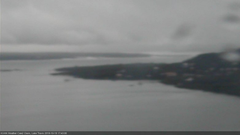 Lake Travis webcam, October 19, 2018 4:45 PM CT
