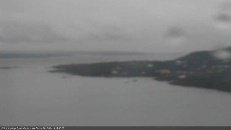 Lake Travis webcam, October 19, 2018 4:50 PM CT