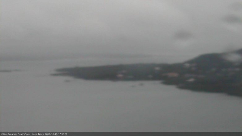 Lake Travis webcam, October 19, 2018 4:55 PM CT