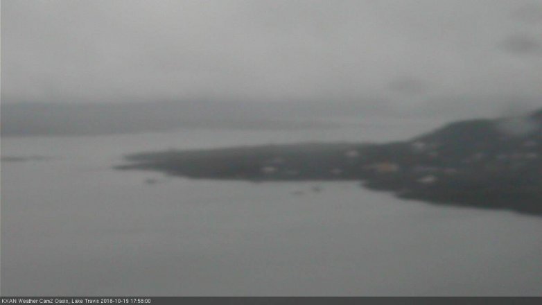 Lake Travis webcam, October 19, 2018 5:00 PM CT