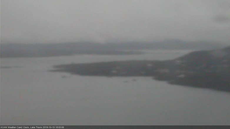 Lake Travis webcam, October 19, 2018 5:05 PM CT