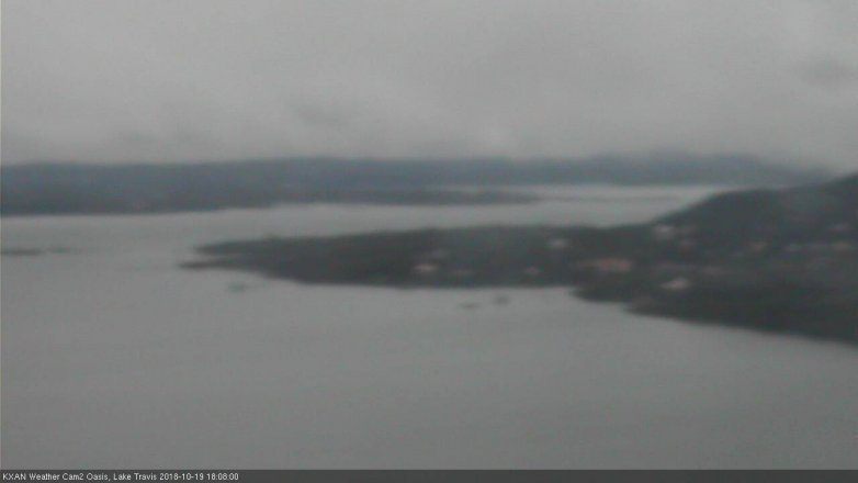 Lake Travis webcam, October 19, 2018 5:10 PM CT