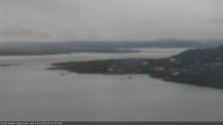 Lake Travis webcam, October 19, 2018 5:15 PM CT