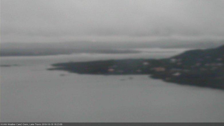 Lake Travis webcam, October 19, 2018 5:25 PM CT