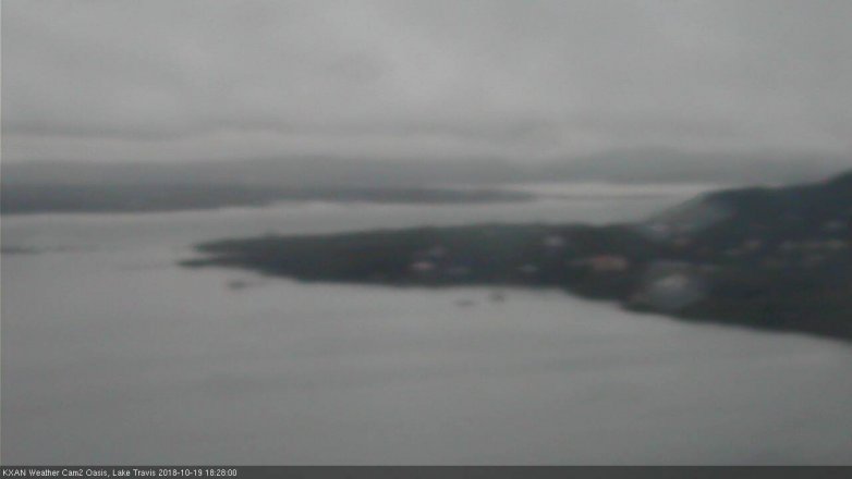 Lake Travis webcam, October 19, 2018 5:30 PM CT