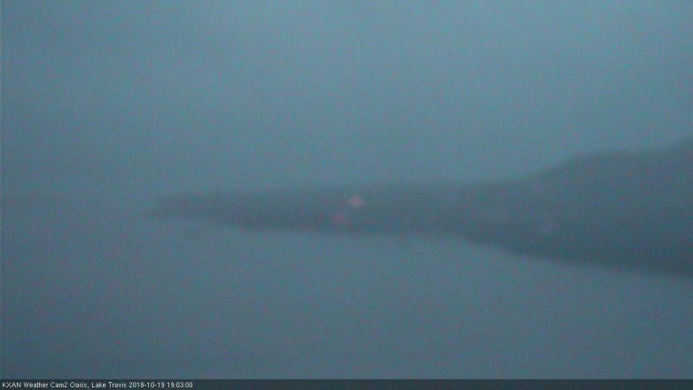 Lake Travis webcam, October 19, 2018 6:05 PM CT