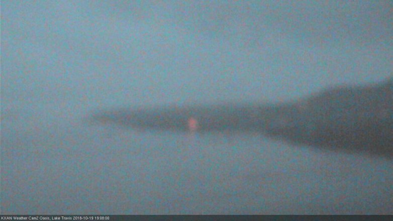 Lake Travis webcam, October 19, 2018 6:10 PM CT