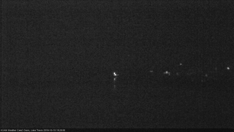 Lake Travis webcam, October 19, 2018 6:30 PM CT