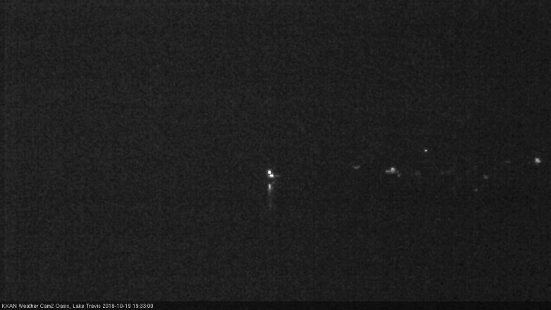 Lake Travis webcam, October 19, 2018 6:35 PM CT