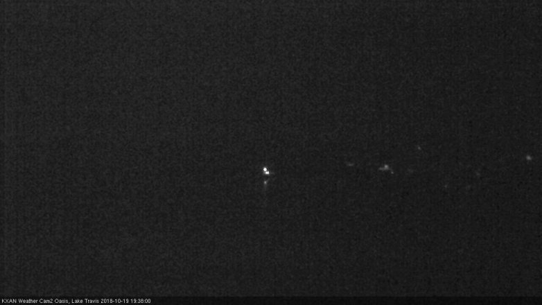 Lake Travis webcam, October 19, 2018 6:40 PM CT