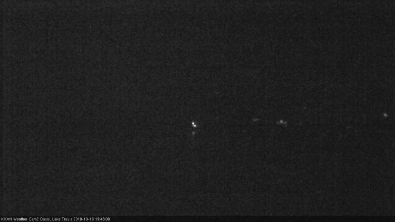 Lake Travis webcam, October 19, 2018 6:45 PM CT