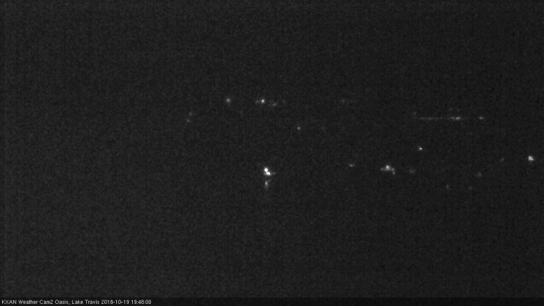 Lake Travis webcam, October 19, 2018 6:50 PM CT