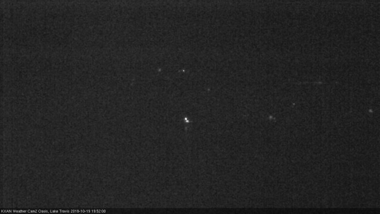 Lake Travis webcam, October 19, 2018 6:55 PM CT