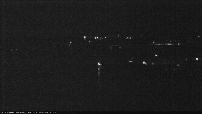 Lake Travis webcam, October 19, 2018 7:15 PM CT