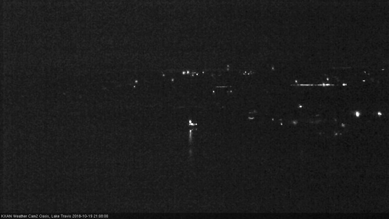 Lake Travis webcam, October 19, 2018 8:10 PM CT