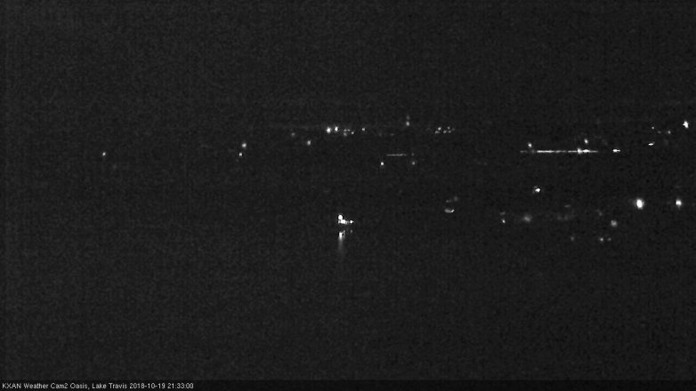 Lake Travis webcam, October 19, 2018 8:35 PM CT