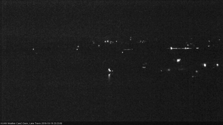 Lake Travis webcam, October 19, 2018 10:25 PM CT