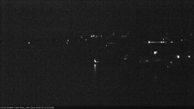 Lake Travis webcam, October 19, 2018 10:35 PM CT