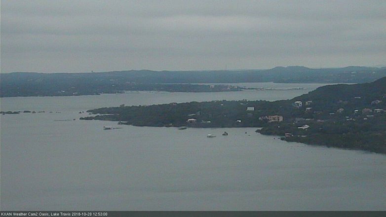 Lake Travis webcam, October 20, 2018 11:55 AM CT