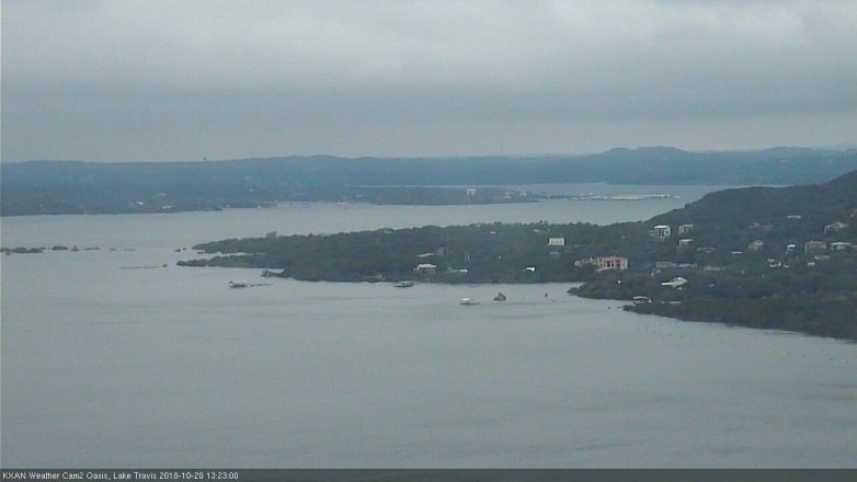 Lake Travis webcam, October 20, 2018 12:25 PM CT