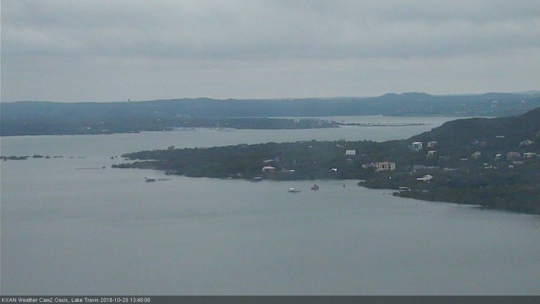 Lake Travis webcam, October 20, 2018 12:50 PM CT