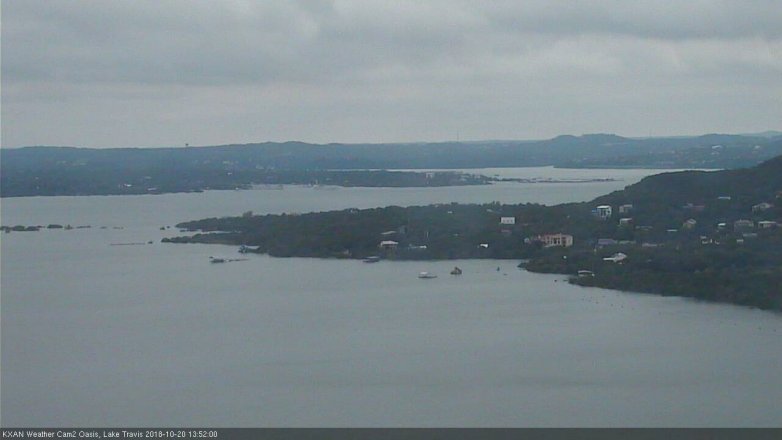 Lake Travis webcam, October 20, 2018 12:55 PM CT