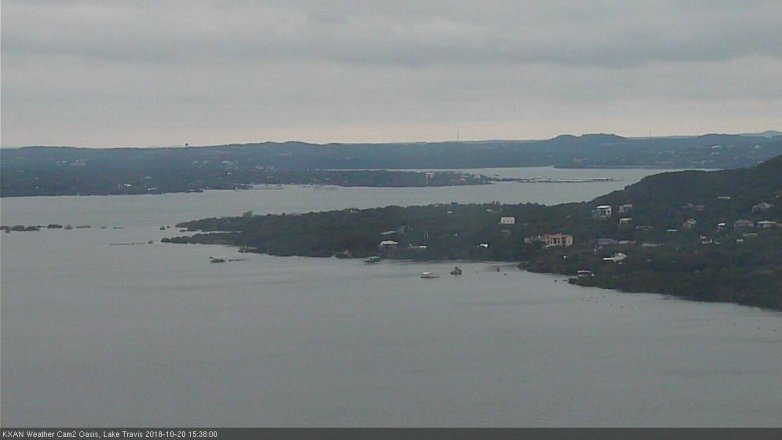 Lake Travis webcam, October 20, 2018 2:40 PM CT