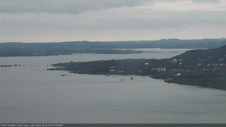 Lake Travis webcam, October 20, 2018 2:50 PM CT