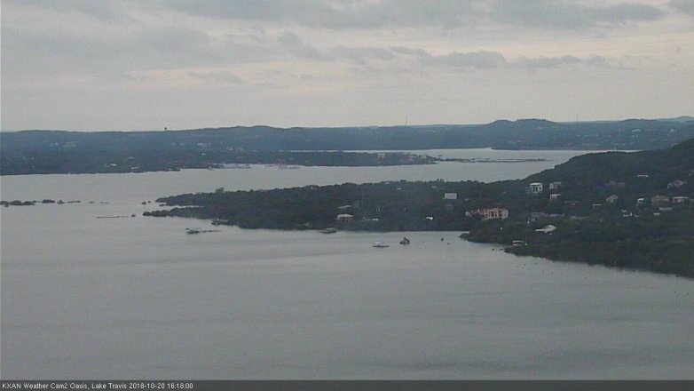 Lake Travis webcam, October 20, 2018 3:20 PM CT