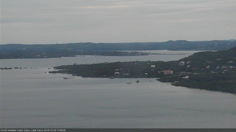 Lake Travis webcam, October 20, 2018 4:10 PM CT