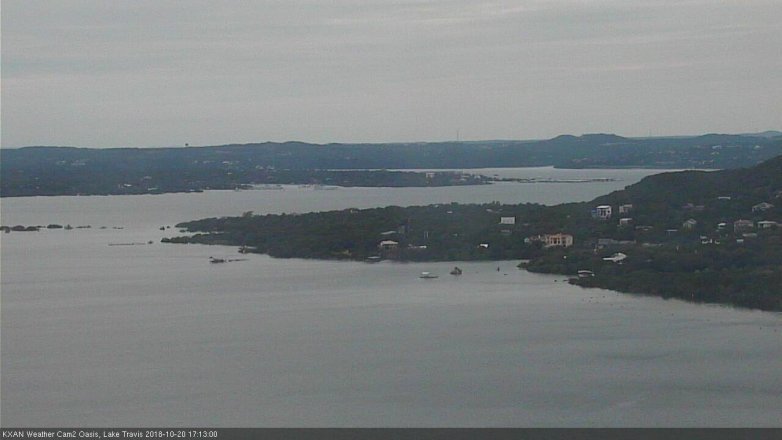 Lake Travis webcam, October 20, 2018 4:15 PM CT