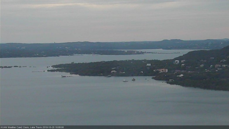 Lake Travis webcam, October 20, 2018 5:10 PM CT