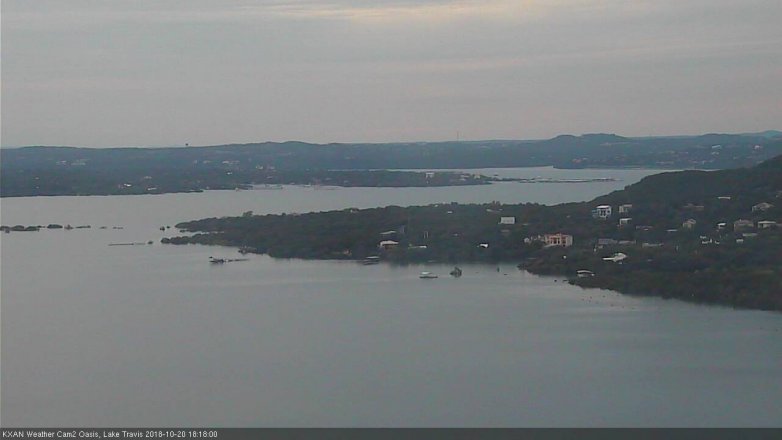 Lake Travis webcam, October 20, 2018 5:20 PM CT