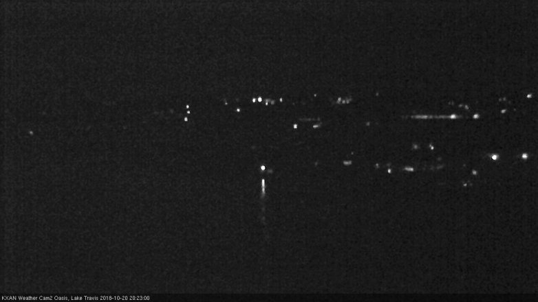 Lake Travis webcam, October 20, 2018 7:25 PM CT