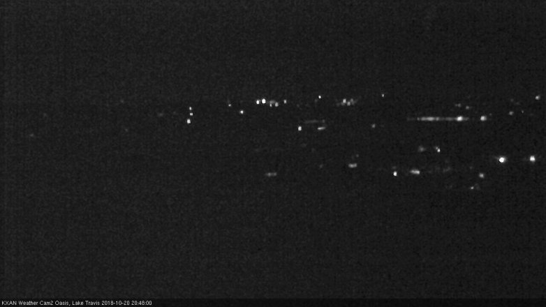 Lake Travis webcam, October 20, 2018 7:50 PM CT