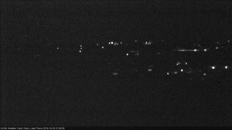 Lake Travis webcam, October 20, 2018 8:10 PM CT