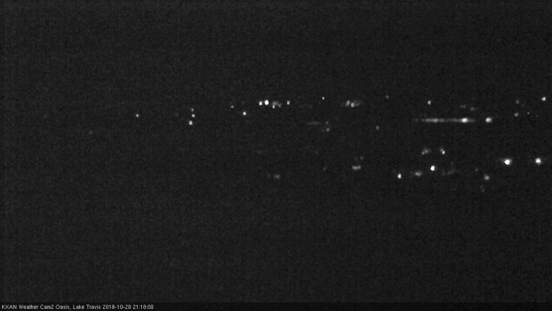 Lake Travis webcam, October 20, 2018 8:20 PM CT