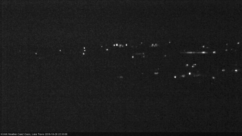 Lake Travis webcam, October 20, 2018 9:35 PM CT