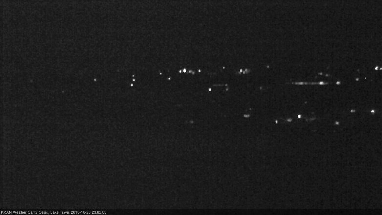 Lake Travis webcam, October 20, 2018 10:05 PM CT