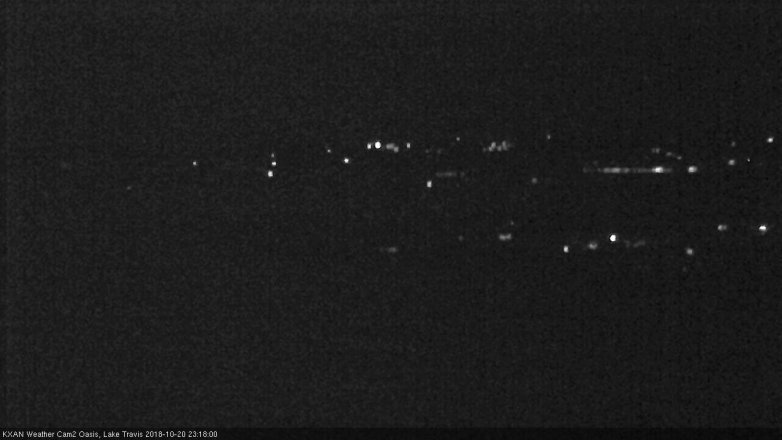 Lake Travis webcam, October 20, 2018 10:20 PM CT