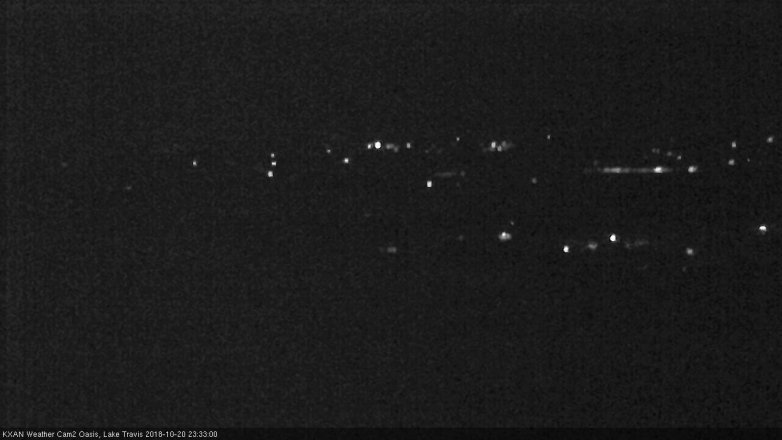 Lake Travis webcam, October 20, 2018 10:35 PM CT