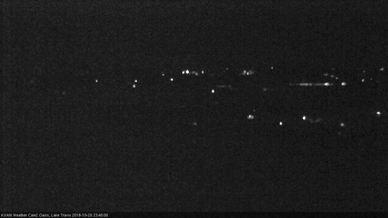 Lake Travis webcam, October 20, 2018 10:50 PM CT