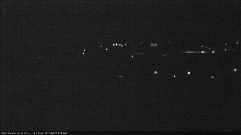 Lake Travis webcam, October 20, 2018 10:55 PM CT