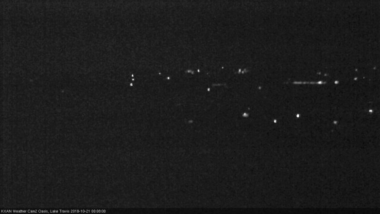 Lake Travis webcam, October 20, 2018 11:10 PM CT